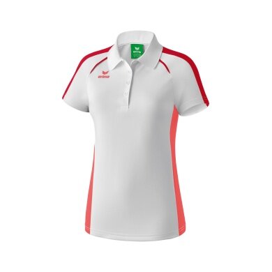 Erima Sport-Polo Masters white/coral Women