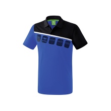 Erima Sport Polo 5C blue/black/white Kids