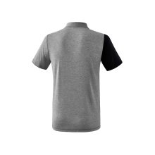 Erima Sport Polo 5C (100% Polyester) black/grey/white Men