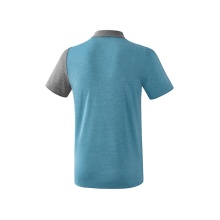 Erima Sport Polo 5C (100% Polyester) light blue/grey Men