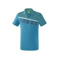 Erima Sport Polo 5C (100% Polyester) light blue/turquoise Men