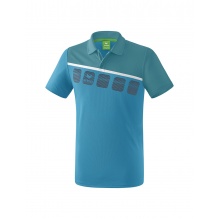 Erima Sport Polo 5C (100% Polyester) light blue/turquoise Men