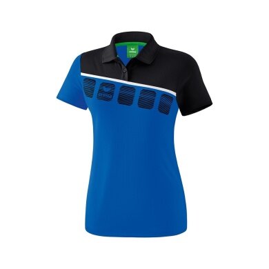 Erima Sport Polo 5C (100% Polyester) royal blue/black Women