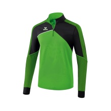 Erima Long-sleeved Shirt 1/2 Zip Premium One 2.0 2018 Green/Black/White Boys