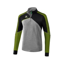 Erima Long-sleeved Shirt 1/2 Zip Premium One 2.0 2018 grey/black/green Boys