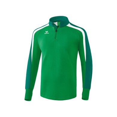 Erima Long-sleeved Shirt 1/2 Zip Liga 2.0 Green/White Men