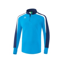 Erima Sport Long-Sleeve Half-Zip Liga 2.0 Light Blue/White Men