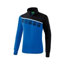 Erima Hoodie 5C Half-Zip blue/black/white Men