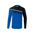 Erima Long-sleeved Shirt 5-C 2019 blue/black/white Men