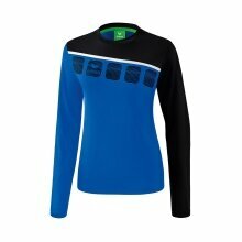 Erima Sport Long-sleeved Shirt 5C (100% Polyester) royal blue/black Women