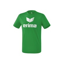 Erima Sport T-shirt Promo (100% Polyester) dark green/white Kids