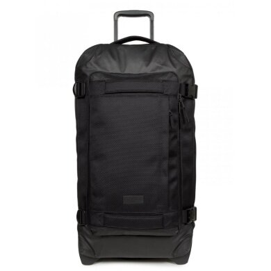 Eastpak Travel Duffle Bag Tranverz CNNCT M (78 Litres) with Wheels Black