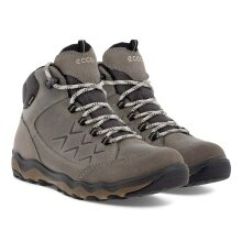 ECCO Winter Hiking Shoes Ulterra MID GTX (YAK Leather, Waterproof and Warm) Grey Women