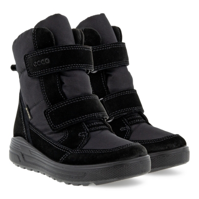 Ecco Winter Boots Urban Snowboarder Mid GTX (Suede, waterproof) black Kids