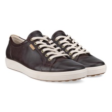 ECCO Sneaker Soft 7 (Nubuck Leather) Mocha Brown Women