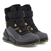 Ecco Winter Boots Biom K2 Mid-Cut Boot (waterproof, Ecco leather, textile) black Kids