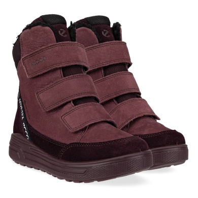 Ecco Winter Boots Urban Snowboarder GTX (Nubuck leather, waterproof) plum Children