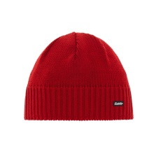 Polar Bear Winter Hat (Beanie) Trop Knitted Pattern Merino Wool Red Men