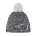 Polar Bear Winter Hat Jay with Pom Pom grey