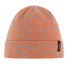 Eisbär Hat (Beanie) Banto RL (Merinomix) coral red/grey - 1 piece