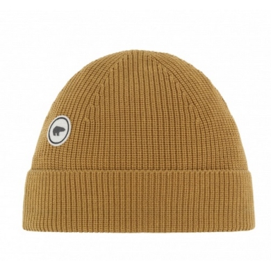 Polar Bear Beanie Mino - Merino Wool - yellow