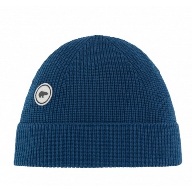 Polar Bear Beanie Mino - Merino Wool - Dark Blue