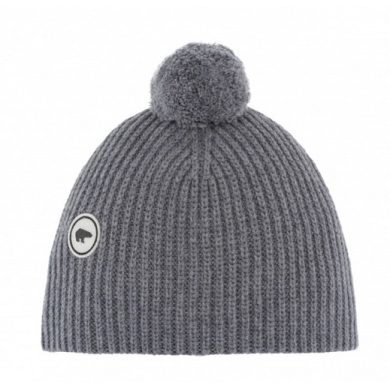 Polar Bear Hat (Pom Pom) Mirna - Cashmere - Dark Grey Women