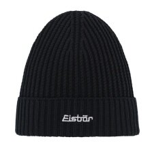 Eisbär Beanie Poca RL - Ribbed Structure - black - 1 Piece