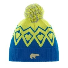 Eisbär Hat (Pom Pom) Ziggy - blue/yellow/light grey