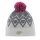 Eisbär Hat (Pom Pom) Ziggy - white/grey/pink