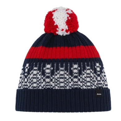 Eisbär Hat (Pom Pom) Norrak - midnight blue/white/red