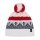 Eisbär Hat (Pom Pom) Norrak - white/navy blue/red