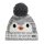 Polar Bear Winter Hat (Pom Pom) Rico - with Penguin Design - white/grey - Kids