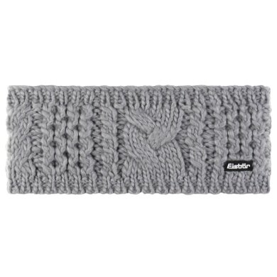 Polar Bear Headband Afra (Lined with Fleece) Light Grey Women - 1 Piece