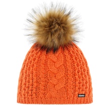 Eisbär Knitted Hat (Pom Pom) Afra Lux - orange