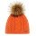 Eisbär Knitted Hat (Pom Pom) Afra Lux - orange