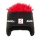 Polar Bear Winter Hat (Ear Hat) Cocker SP - graphite grey/red