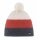 Polar Bear Winter Hat (Pom Pom) Star Pompon RL cream/ red/ grey