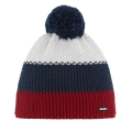 Polar Bear Winter Hat Star with Pom Pom (Pompom) red/dark blue/white - 1 piece