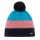 Polar Bear Winter Hat Star with Pom Pom (Pompom) pink/blue - 1 piece