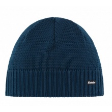 Polar Bear Winter Hat (Beanie) Trop Knitted Pattern Merino Wool Dark Blue Men