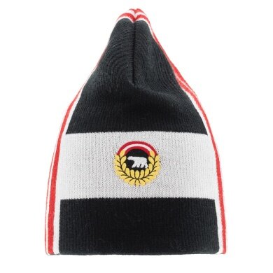 Polar Bear Winter Hat (Beanie) Quan Oversize Fit - black/white - 1 piece