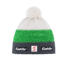 Polar Bear Winter Hat (Pom Pom) Star Pompon SP Green/Grey/Red Men