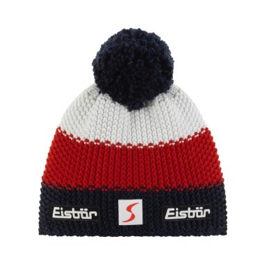 Polar Bear Winter Hat (Pom Pom) Star Pompon SP dark blue/red/white Men