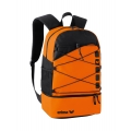 Erima Backpack Club 5 - Multifunctional backpack with bottom compartment - orange/black 30x18x45cm