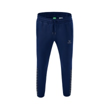 Erima Jogging Pants Essential Team Sweatpants (soft cotton blend, zip pockets) navy blue/grey Men