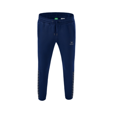 Erima Jogging Pants Essential Team Sweatpants (soft cotton blend, zip pockets) navy blue/grey Men