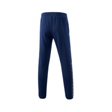 Erima Jogging Pants Essential Team Sweatpants (soft cotton blend, zip pockets) navy blue/grey Men