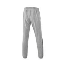 Erima Jogging Pants Essential Team Sweatpants (soft cotton blend, zip pockets) light grey Men