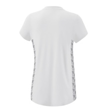 Erima Leisure Shirt Essential Team - soft cotton blend, classic cut - white/grey Women